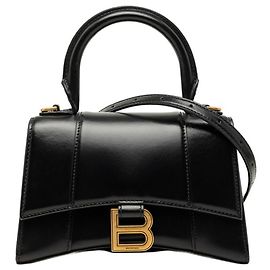 Balenciaga Hourglass XS Handbag Black