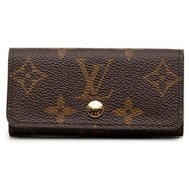 Louis Vuitton Monogram Multicles 4-Key Case Brown