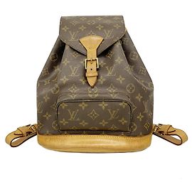Louis Vuitton Monogram Montsouris MM Backpack Brown