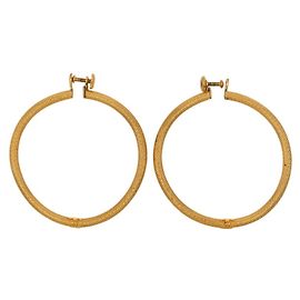Orecchini a clip vintage Chanel Coco Mark D'oro