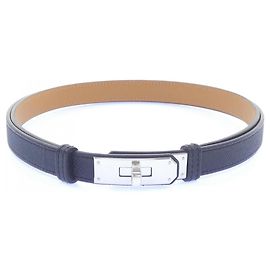 Hermès Hermes Kelly 18mm Black Standard Belt Black