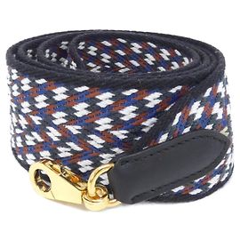 Hermès Hermes Sangle Zigzag Strap Negro Blanco