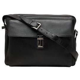 Borsa a tracolla Prada in pelle Saffiano nera Nero