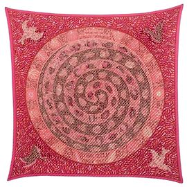 Hermès Carré Hermes La Legende du Poisson Corail Rose Multicolore