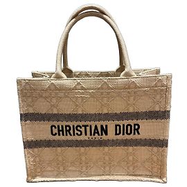 Christian Dior Book Tote Small Beige