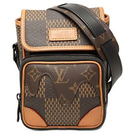 Louis Vuitton x NIGO Damier Giant Amazon Messenger Shoulder Bag Brown