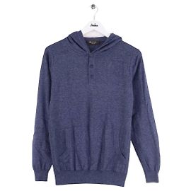 Loro Piana Sweatshirt aus Seide Blau Blau