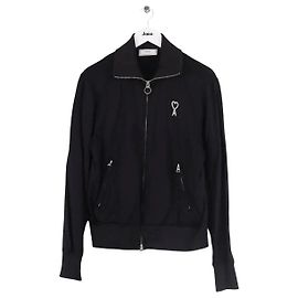 Ami Black Cotton Cardigan Black