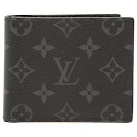 Cartera Small Marco Louis Vuitton Monogram Eclipse Negra Negro