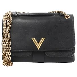 Bolso bandolera Louis Vuitton Very Monogram Shadow en negro M42899 Negro