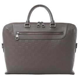 Sac à main Louis Vuitton Porte-Documents Jour Damier Infini en marron N48264 Marron