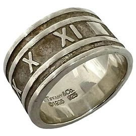 Tiffany & Co Tiffany Atlas Wide Band Ring in Silver Silvery
