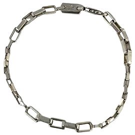Bracciale a catena quadrata vintage GUCCI Argento