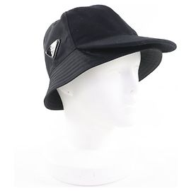 Cappello Bucket Prada Re-Nylon Nero