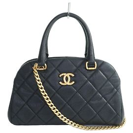Borsa 2way Chanel Matelasse COCO Mark Caviar Nero