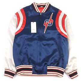 Chaqueta de algodón Gucci Sukajan GG Blade Multicolor