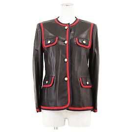 Gucci Lamb Leather Jacket Black
