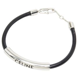 Céline Bracciale Tube Charm Logo Celine Nero