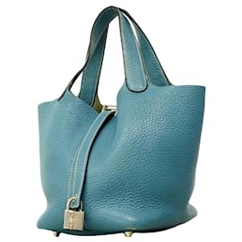Hermès Borsa Hermes Picotin Lock PM Blu