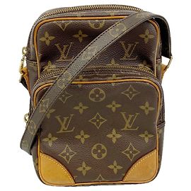 Borsa a tracolla Louis Vuitton Monogram Amazon Marrone