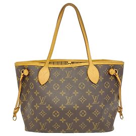 Saco Tote Louis Vuitton Monogram Neverfull PM Marrom