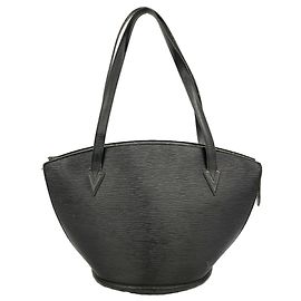 Borsa a tracolla Louis Vuitton Epi Saint Jacques Nero