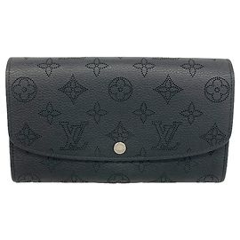 Louis Vuitton Mahina Portefeuille Iris Long Wallet Negro
