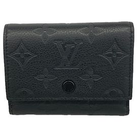 Louis Vuitton Tri-fold Wallet in Black Black