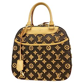 Borsa Louis Vuitton Monogram Tuftage 3D Deauville Cube Beige