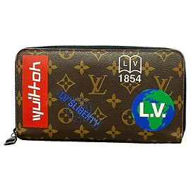 Cartera larga Louis Vuitton marrón Castaño
