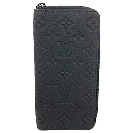 Louis Vuitton Long Wallet in Noir Black