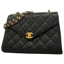 Borsa a tracolla Chanel Matelassé Nero