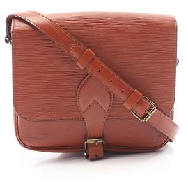 Bolsa Louis Vuitton Cartouchiere Epi Kenya Brown Marrom
