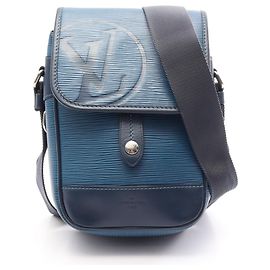 Louis Vuitton Downtown BB Messenger Bag Blue