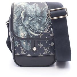 Louis Vuitton Messenger BB Shoulder Bag Navy blue