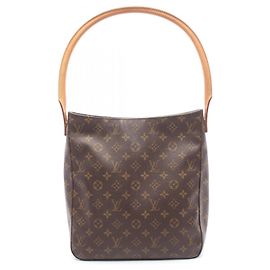 Bolsa de Ombro Louis Vuitton Looping GM Monogram Marrom