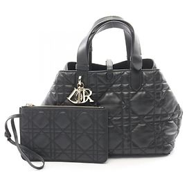 Borsa Christian Dior Dior Toujours Medium Macro Cannage Nero