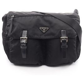 Sac messager Prada VELA Noir