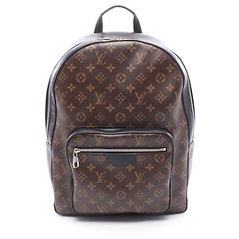 Louis Vuitton Josh Monogram Macassar Backpack/Handbag Brown Black