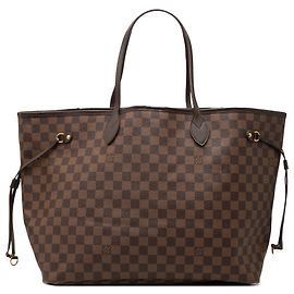 Louis Vuitton Brown Damier Ebene Neverfull GM Marrom
