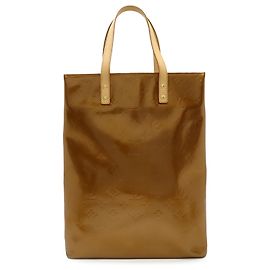 Louis Vuitton Brown Monogram Vernis Reade MM Brown Bronze