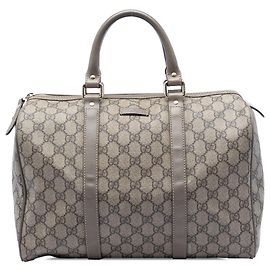 Bolsa Boston Gucci Joy Medium GG Supreme Bege Bege