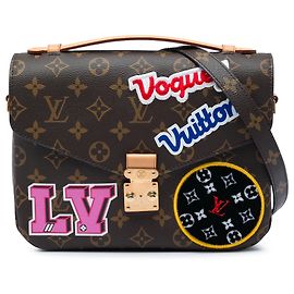 Louis Vuitton Brown Monogram Patches Pochette Metis Marron