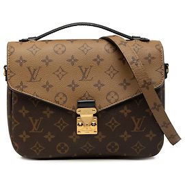 Louis Vuitton Brown Monogram Reverse Pochette Metis Marrom