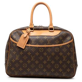 Louis Vuitton Brown Monogram Deauville Marron