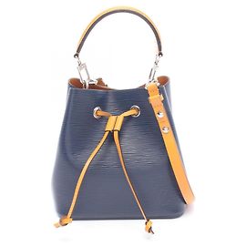 Bolsa Louis Vuitton NeoNoe BB Laranja Azul marinho