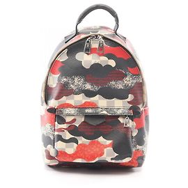 Louis Vuitton Palm Springs PM Backpack/Handbag Black White Red