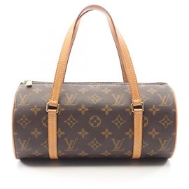 Louis Vuitton Papillon 26 Monogram Handbag Brown