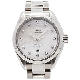 Omega Seamaster Aqua Terra White Dial Watch Other