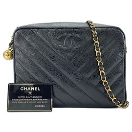 Borsa a tracolla Chanel nera Nero